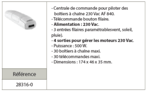 centrale de commande